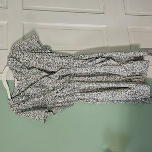 LC Lauren Conrad Floral Ruffle Dress